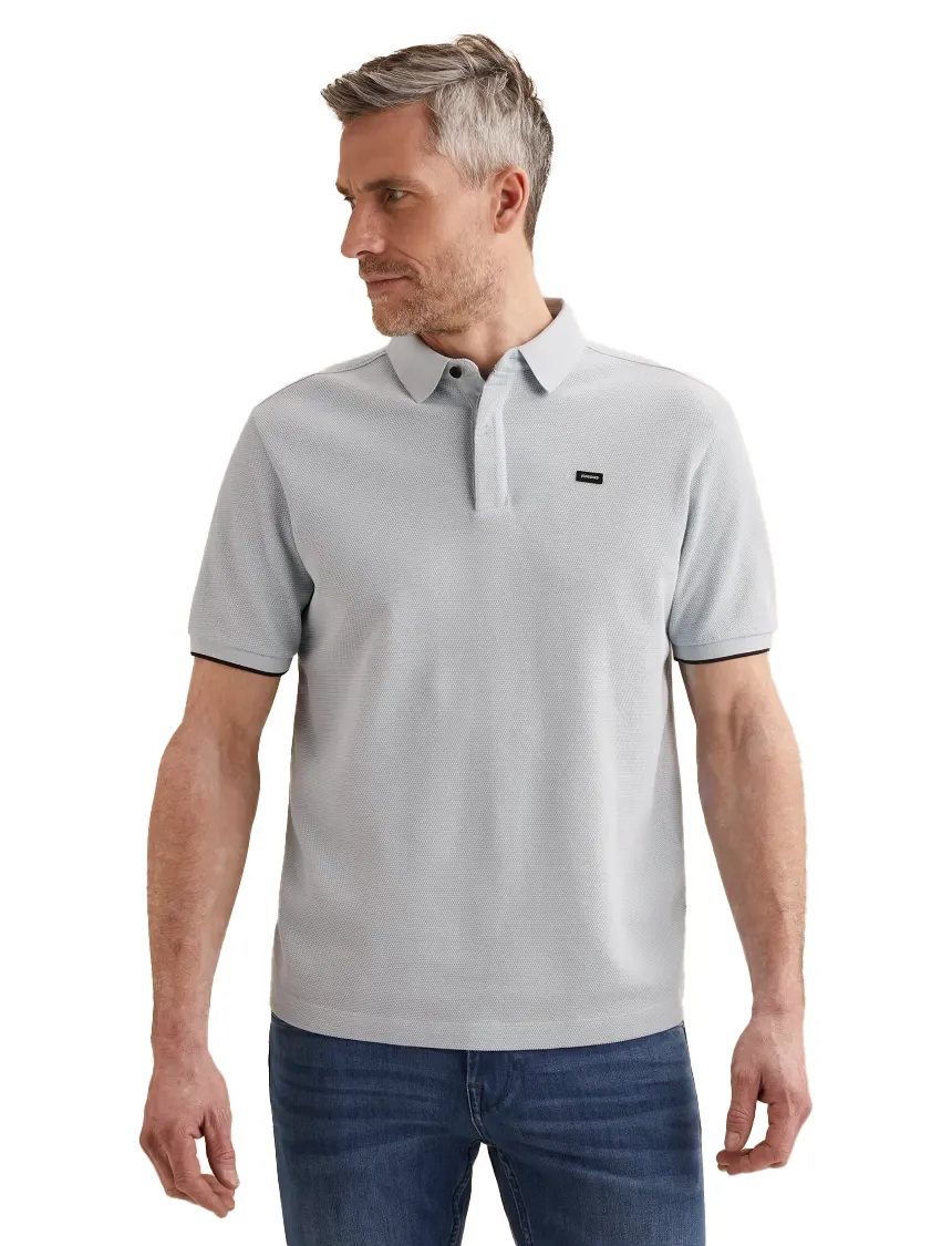 Vanguard poloshirt pique katoen blauw