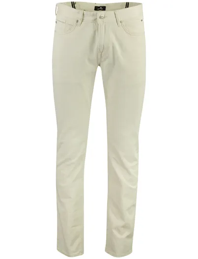 Vanguard Vanguard broek V7 Rider 2.0 regular fit linnenblend creme