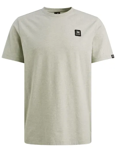Vanguard T-shirt groen Vanguard ronde hals effen