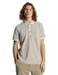 Korte mouw polo Cast Iron beige geruit