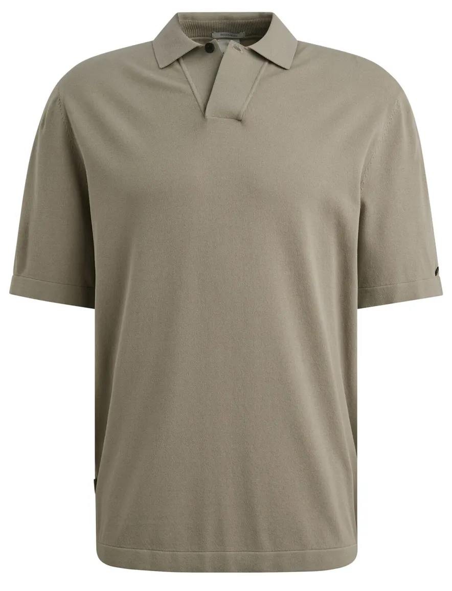 Cast Iron polo v hals groen