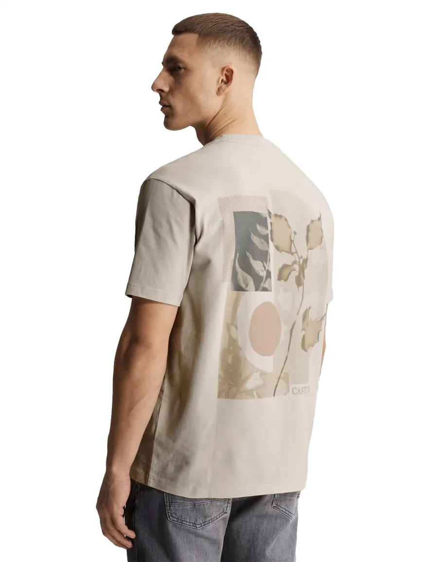Cast Iron t-shirt beige backprint