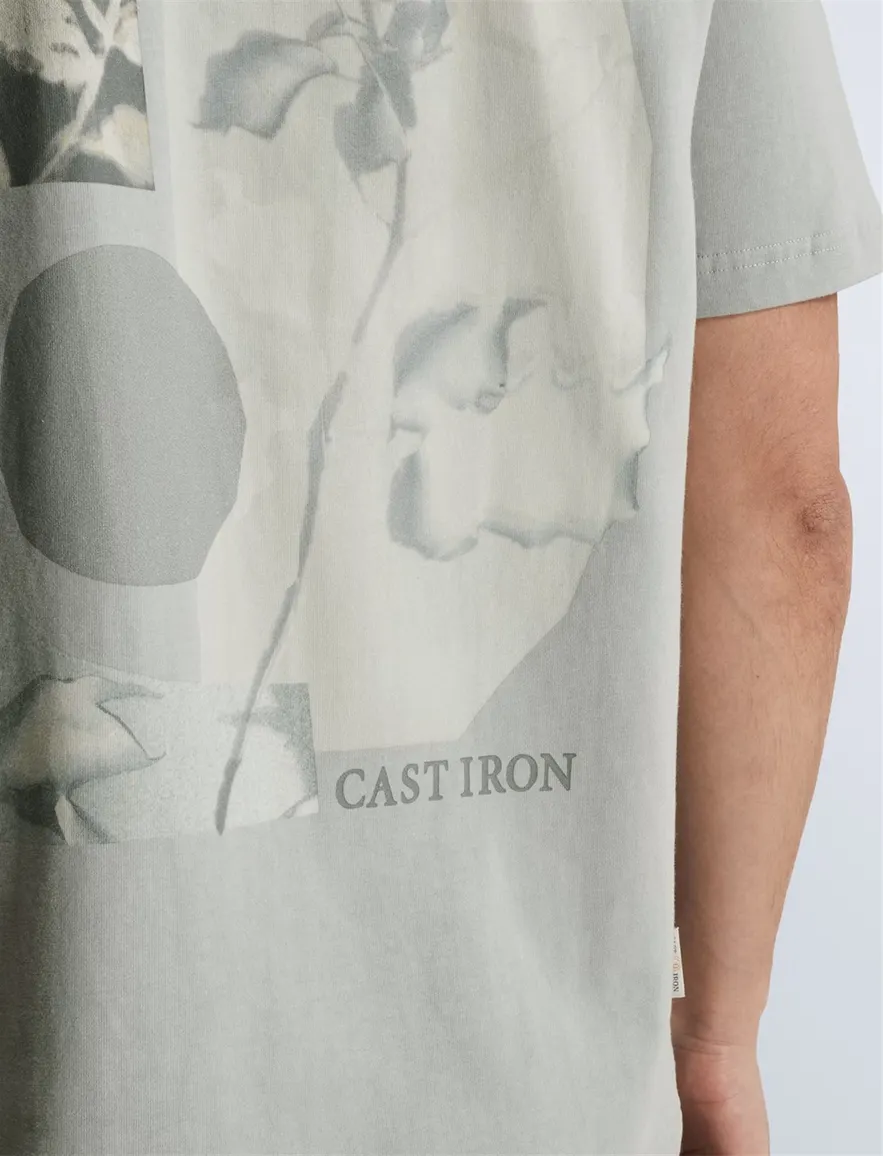 Cast Iron t-shirt groen backprint