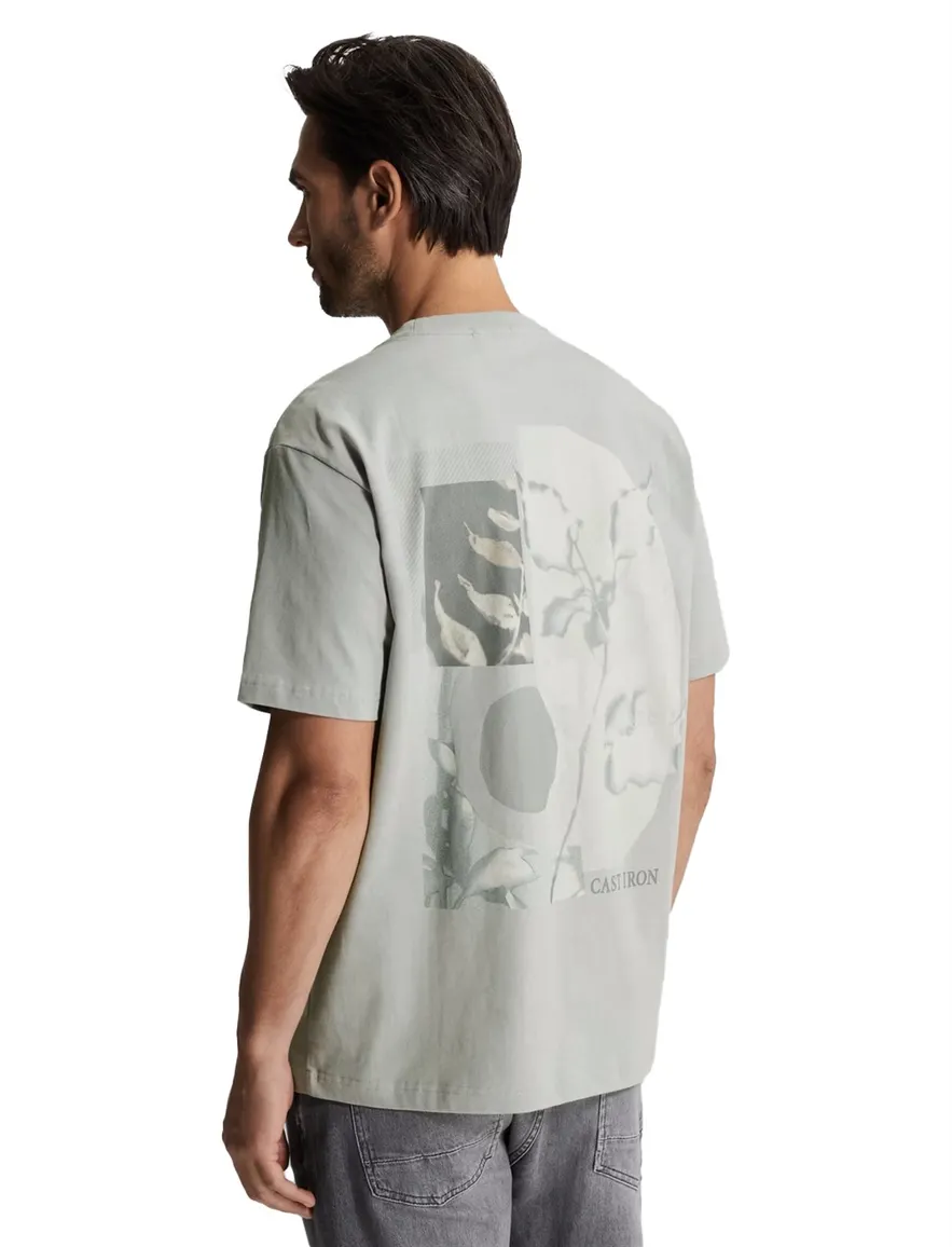 Cast Iron t-shirt groen backprint