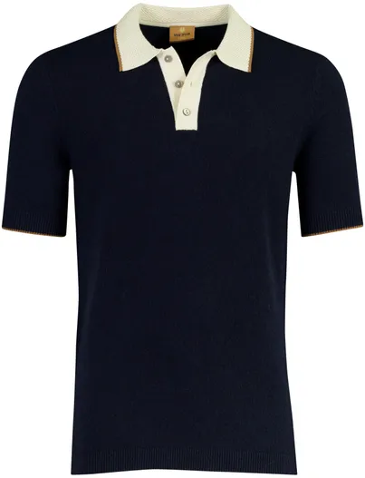 Mos Mosh Mos Mosh Fransesco polo blauw