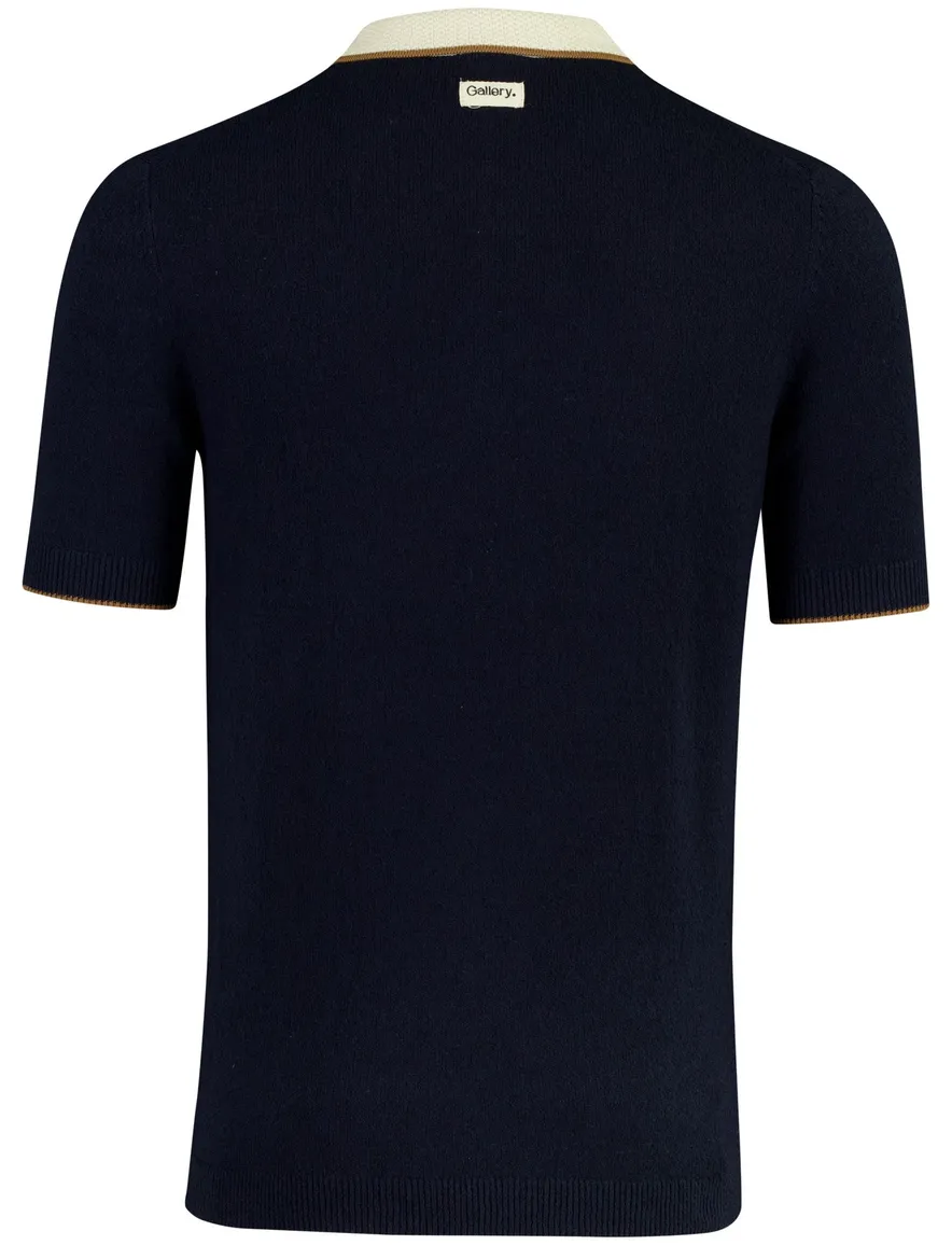 Poloshirt Mos Mosh donkerblauw