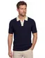 Mos Mosh Fransesco polo blauw
