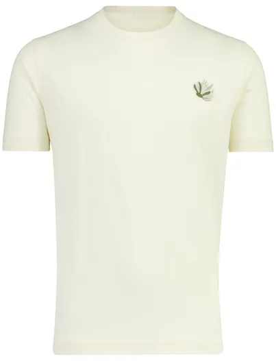 Mos Mosh Mos Mosh T-shirt ecru backprint bloemen