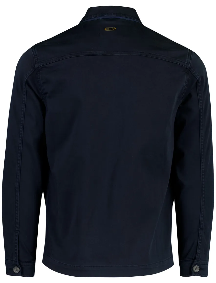 Mos Mosh overshirt donkerblauw