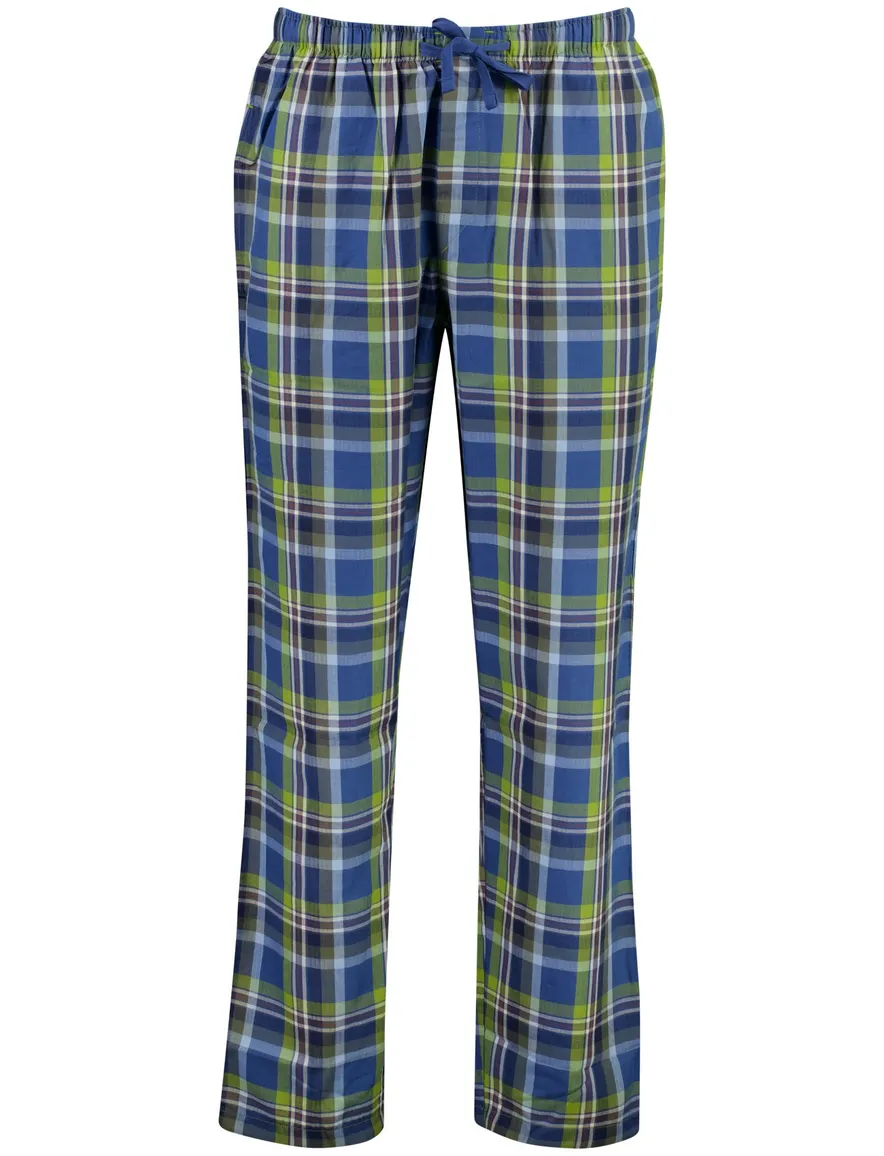 Pyjama Schiesser blauw kobalt