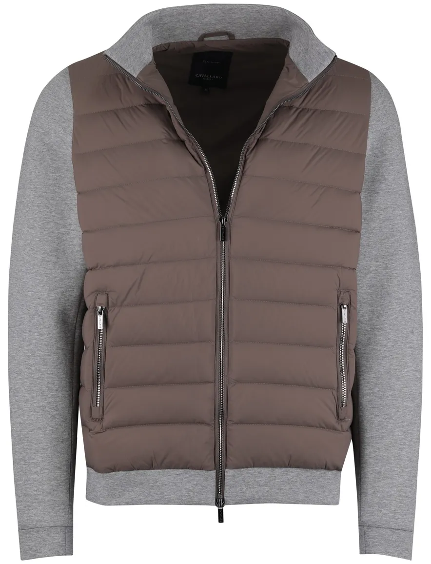 grijs bruine zomerjas Cavallaro normale fit