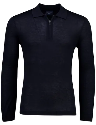 Cavallaro Navy polo Cavallaro Lio normale fit