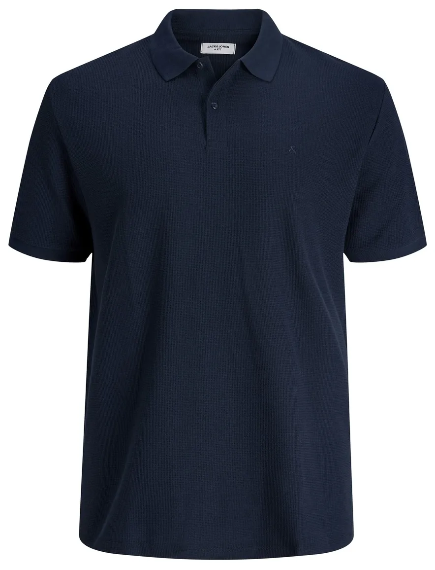 Plus Size Jack & Jones poloshirt donkerblauw