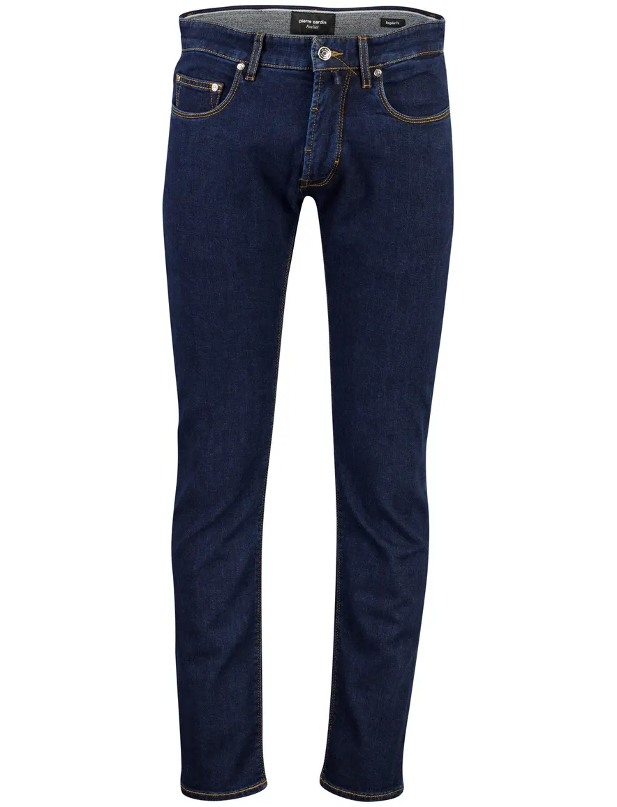 Pierre Cardin Lyon broek donkerblauw 5 pocket