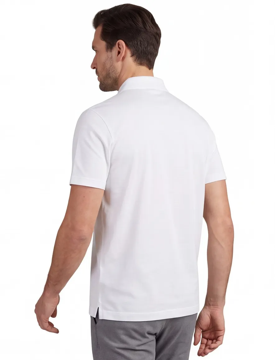Paul & Shark poloshirt wit piqué