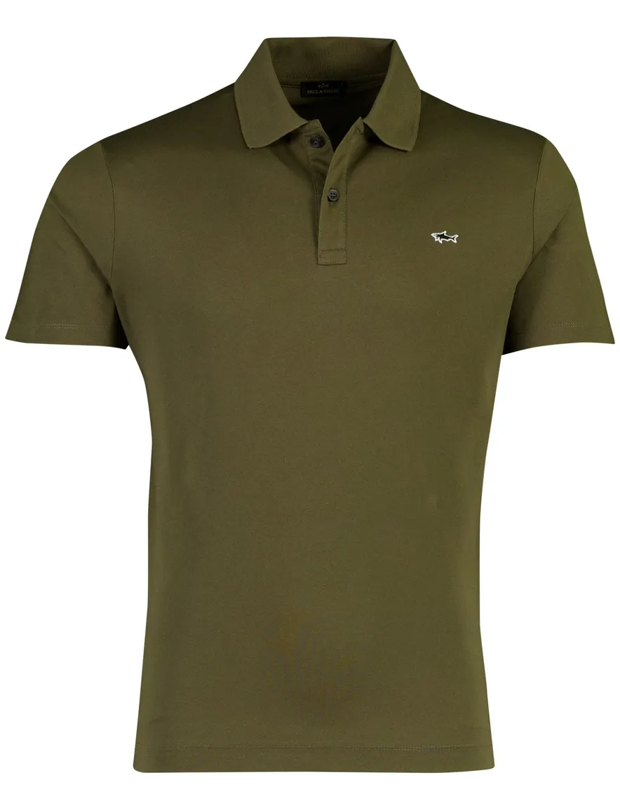 Paul & Shark Poloshirt Olijfgroen