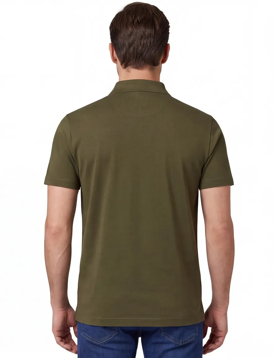 Paul & Shark Poloshirt Olijfgroen