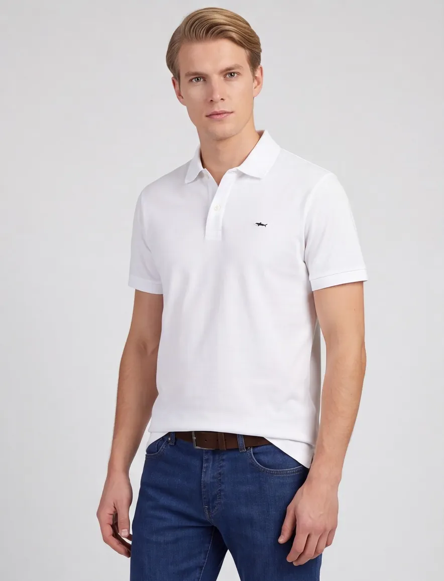 Paul & Shark poloshirt wit pique