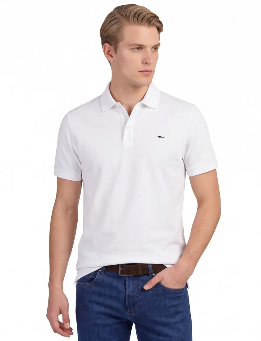 Paul & Shark poloshirt wit pique