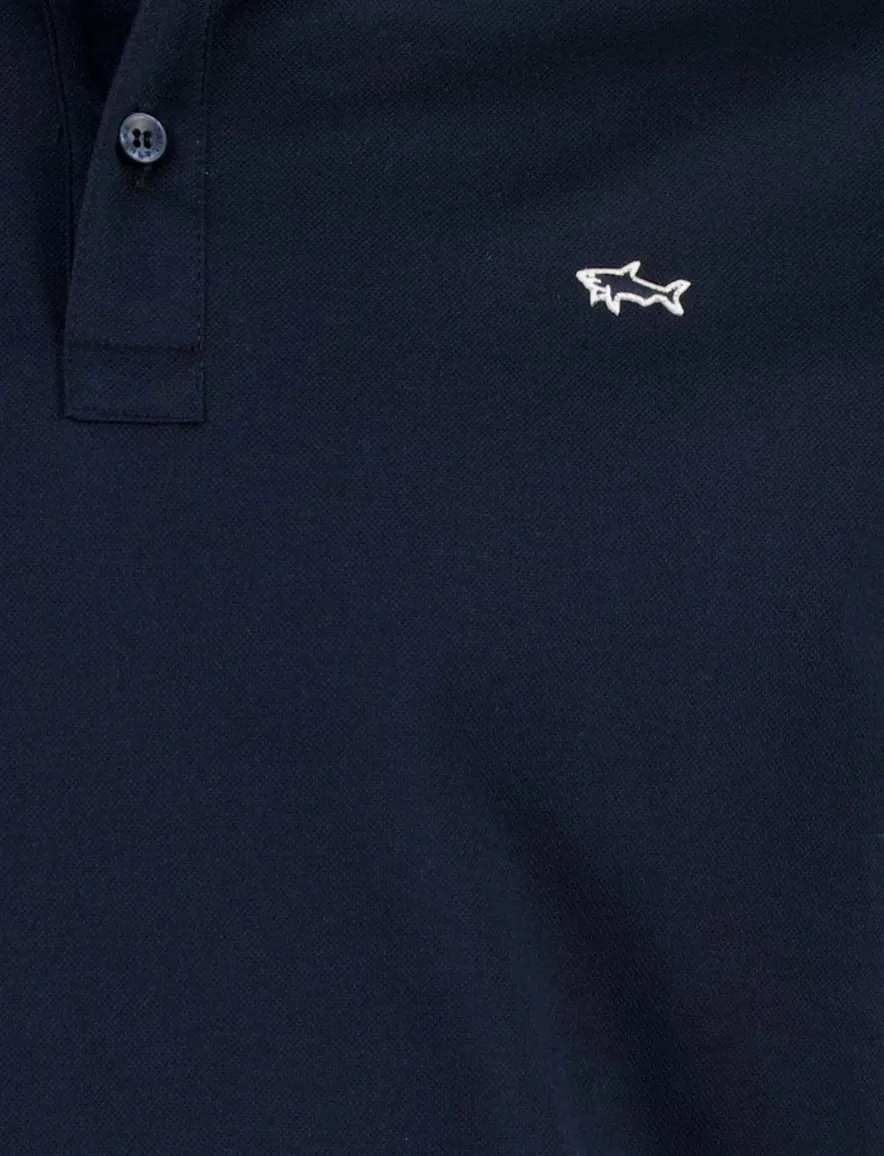 Paul & Shark poloshirt piqué donkerblauw
