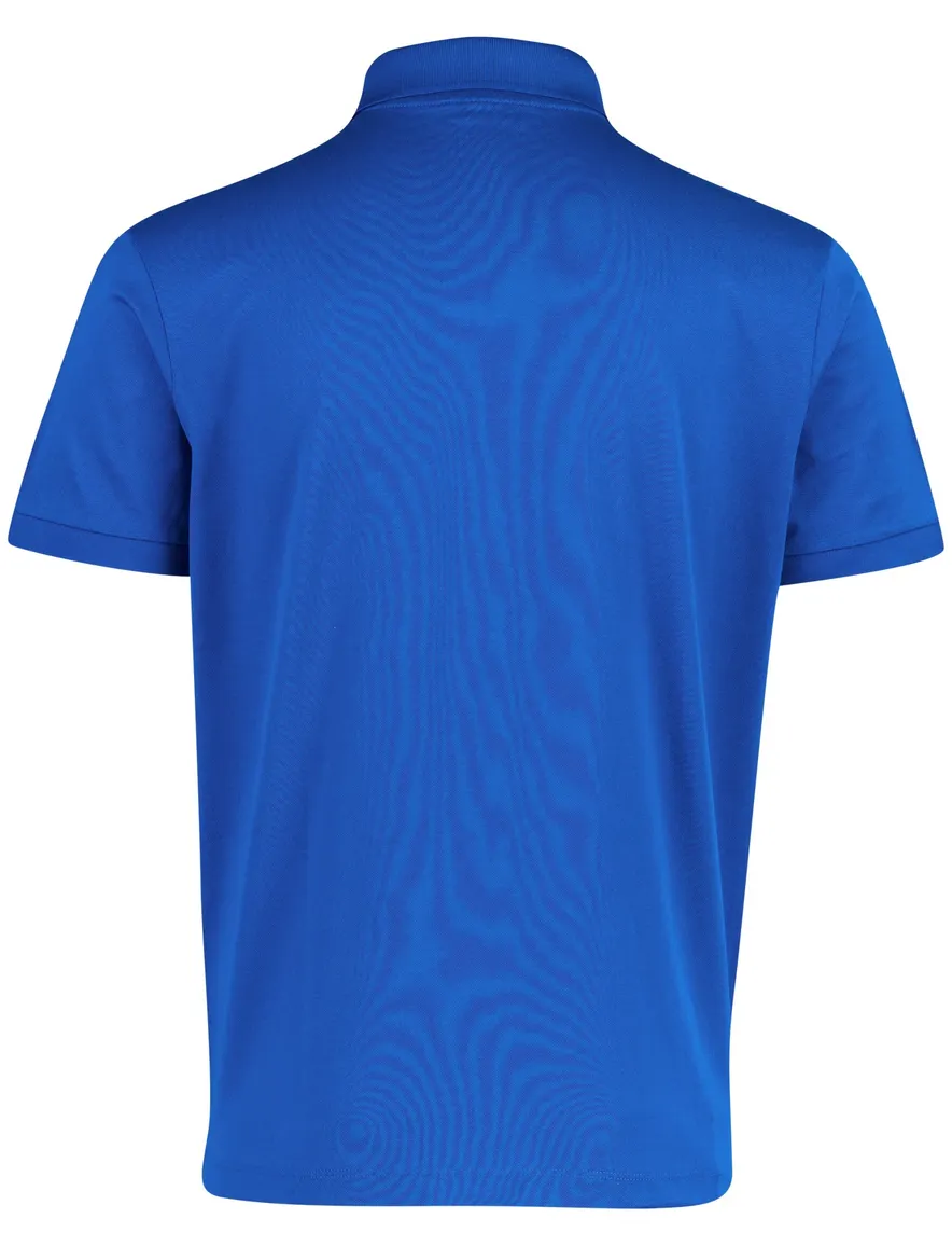 Paul & Shark poloshirt blauw pique