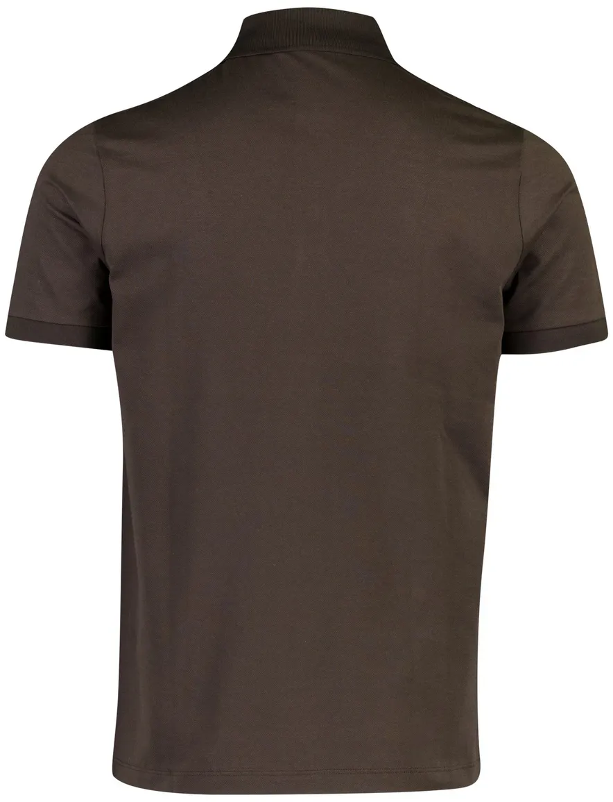 Paul & Shark poloshirt pique bruin