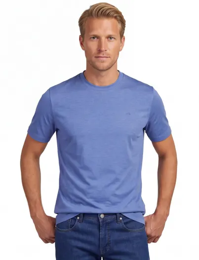 Paul & Shark Paul & Shark Silver Collection T-shirt blauw gemêleerd