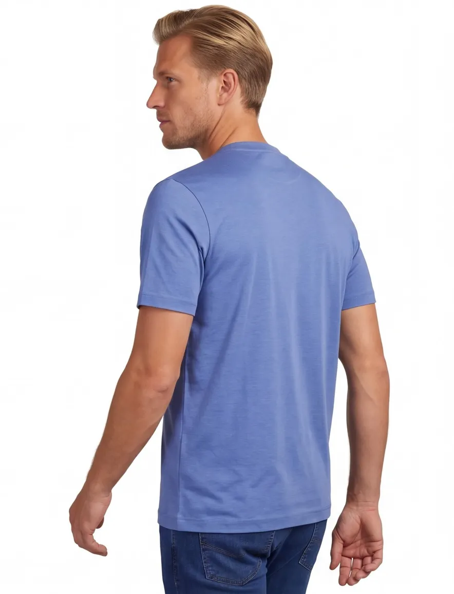 Paul & Shark Silver Collection T-shirt blauw gemêleerd