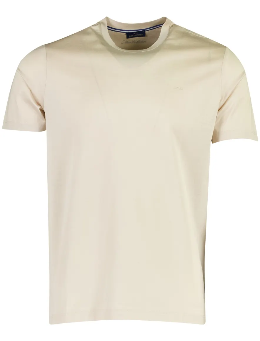 Paul & Shark Silver Collection T-shirt ronde hals beige