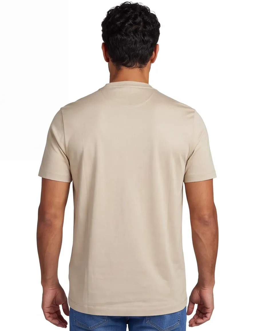 Paul & Shark Silver Collection T-shirt ronde hals beige