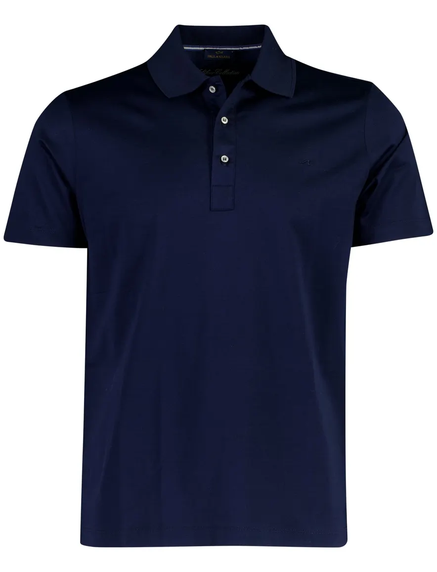 Paul & Shark Silver Collection poloshirt donkerblauw