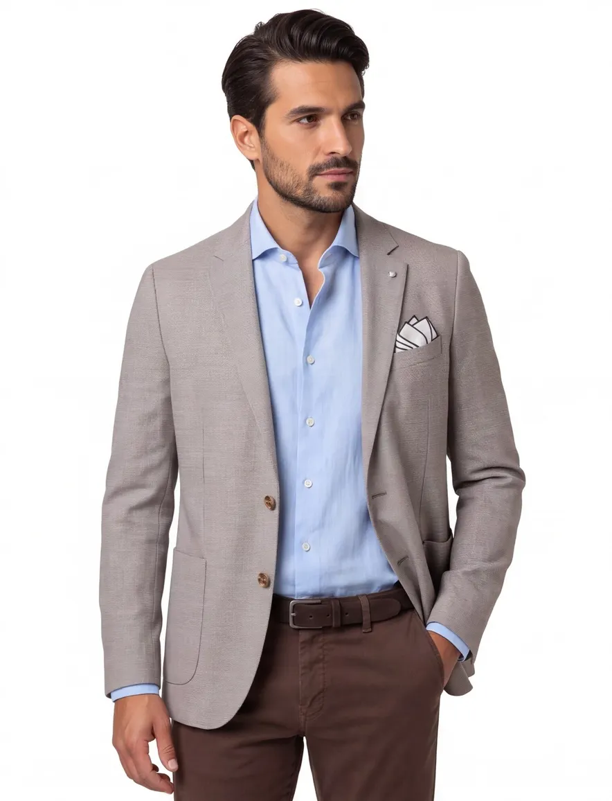 Born with Appetite colbert beige met pochet
