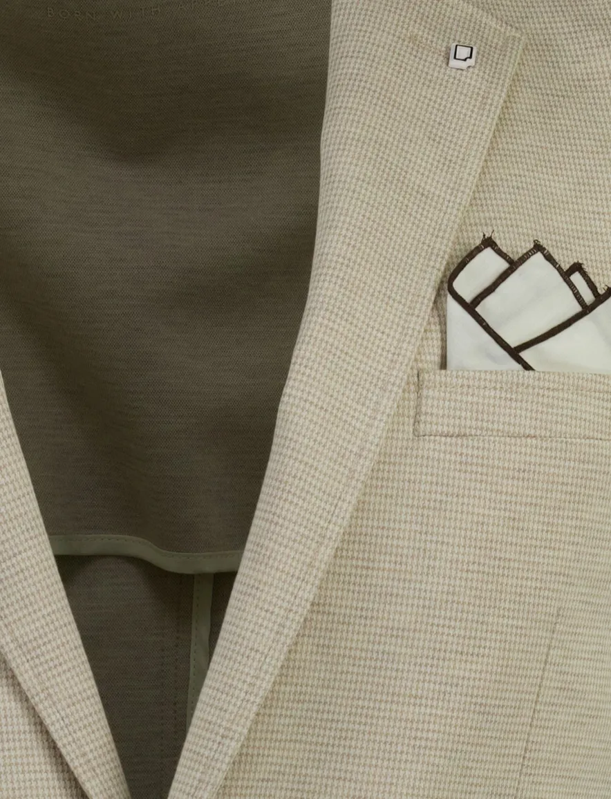Born with Appetite slim fit colbert beige