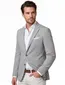 Colbert Born with Appetite lichtgrijs slim fit polyester