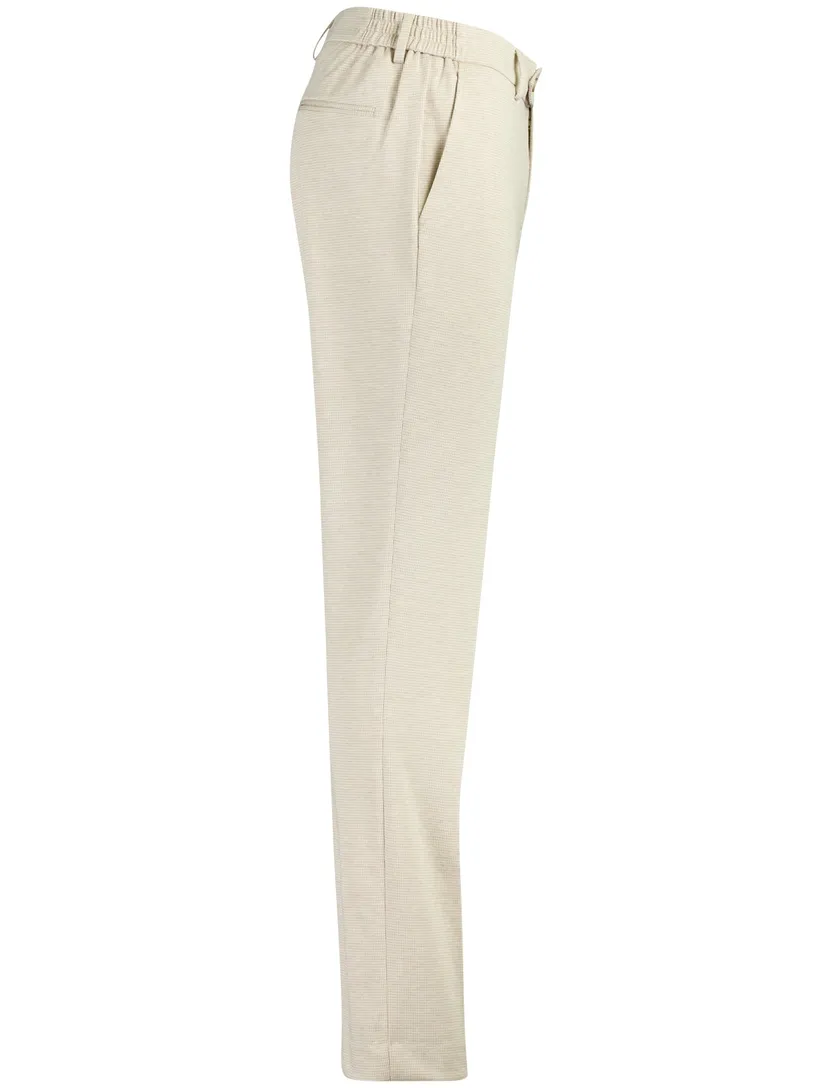 Broeken Born With Appetite beige elastische band stretch