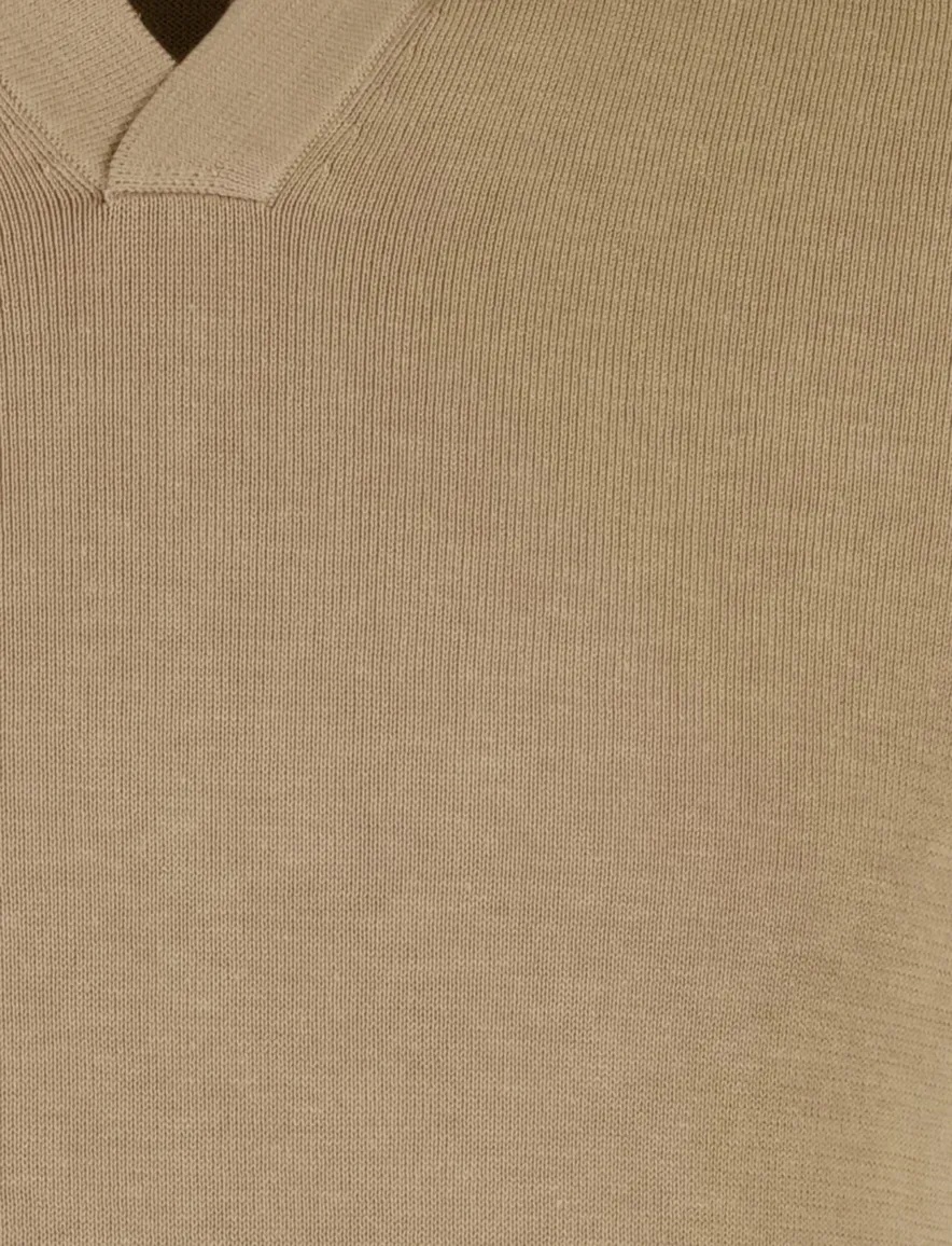 Born with appetite polo bruin slim fit