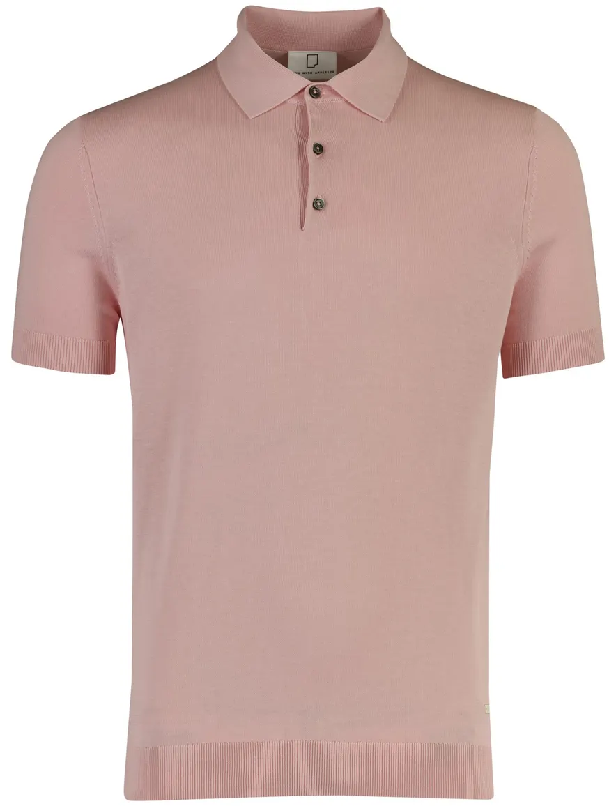 Born with Appetite polo roze katoen