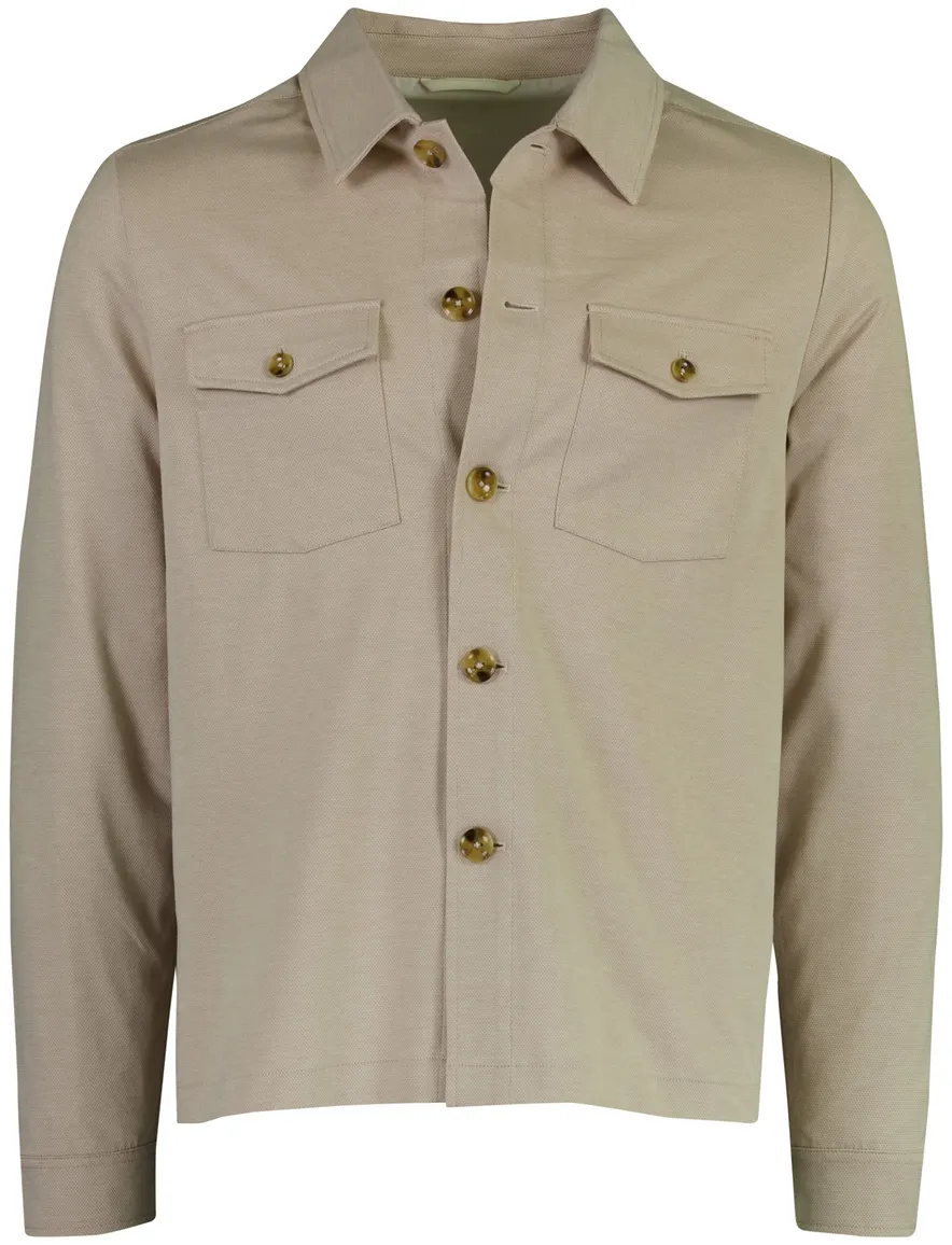 Born with Appetite overshirt beige knopen