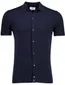 Born with Appetite fulton knit polo knopen navy