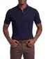 Navy polo Born with Appetite korte mouw met boord