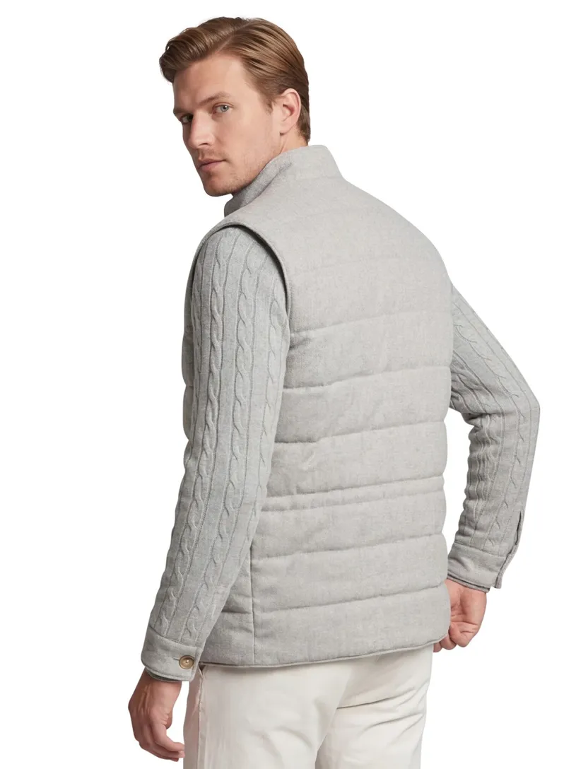 bodywarmer Born with Appetite grijs normale fit