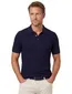Navy polo Scotland Blue korte mouw normale fit