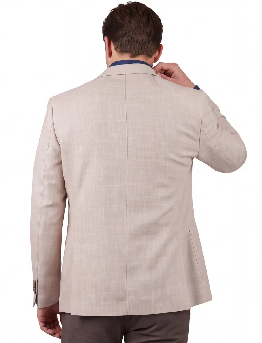 beige colbert Scotland Blue gemeleerd