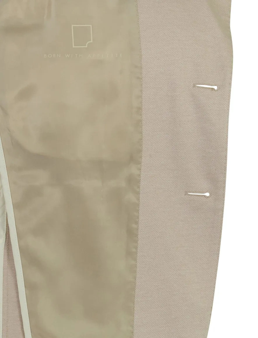 Colbert Born with Appetite beige slim fit viscose