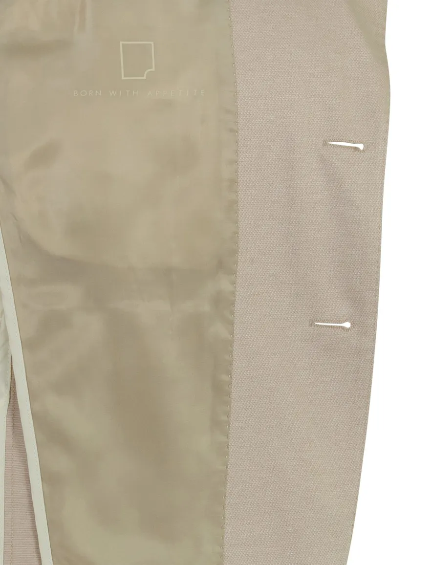 Colbert Born with Appetite beige slim fit viscose