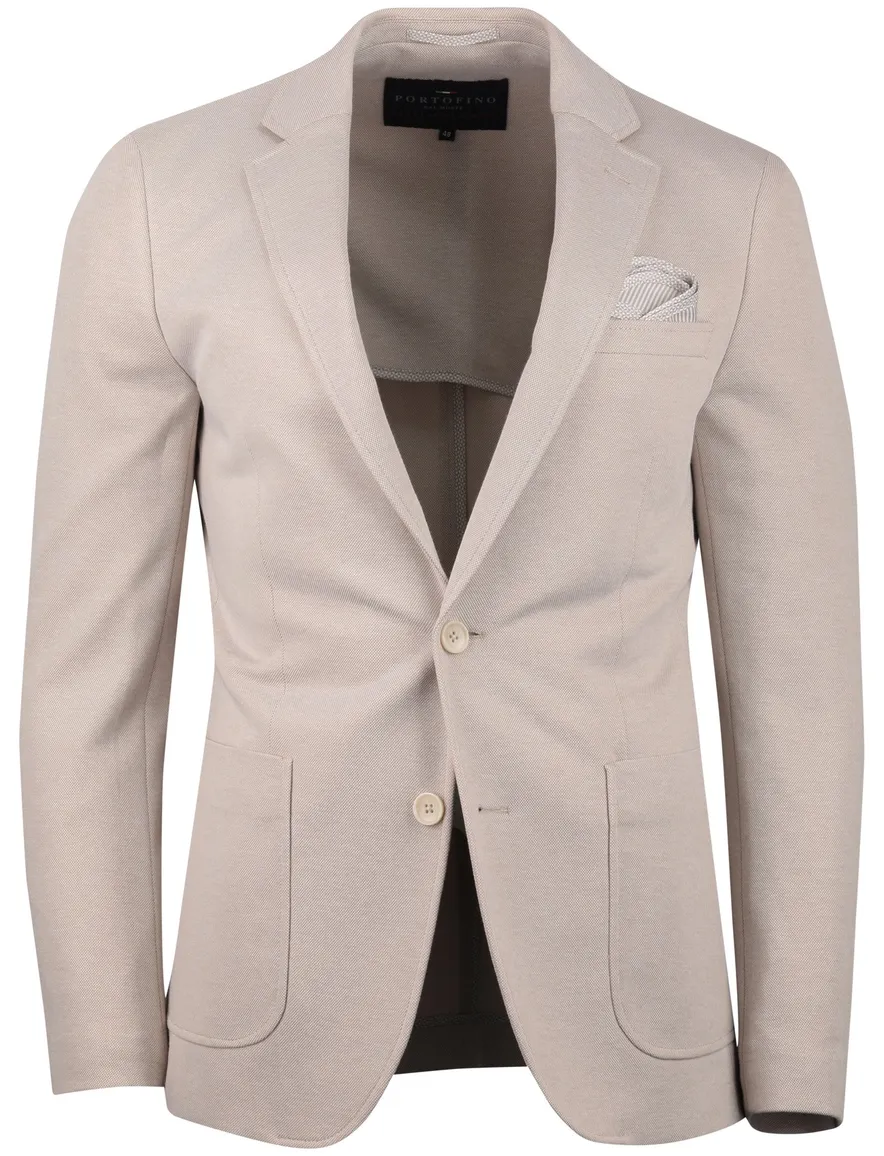 beige colbert Portofino pochet