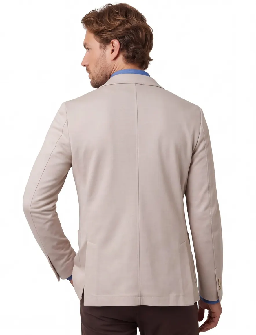 beige colbert Portofino pochet