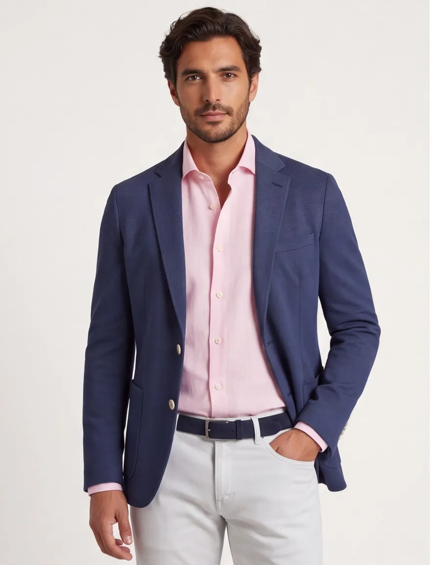 donkerblauw colbert Portofino normale fit