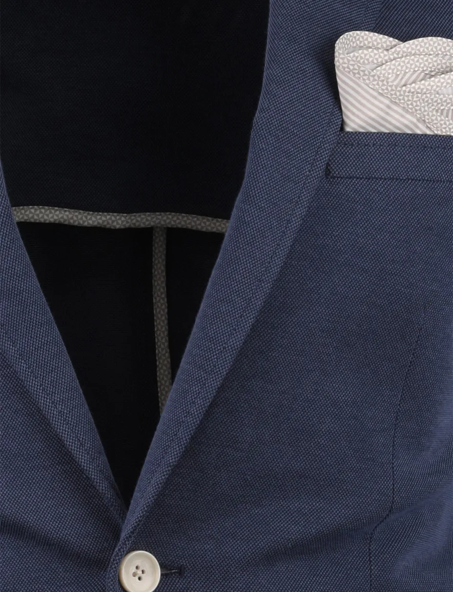 Portofino colbert donkerblauw pochet