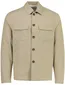Beige overshirt Born With Appetite normale fit knopen